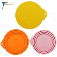 universal Fits All Standard Size Dog and Cat Silicone Pet Food Can Lids Covers Tops for Pet Food Storage